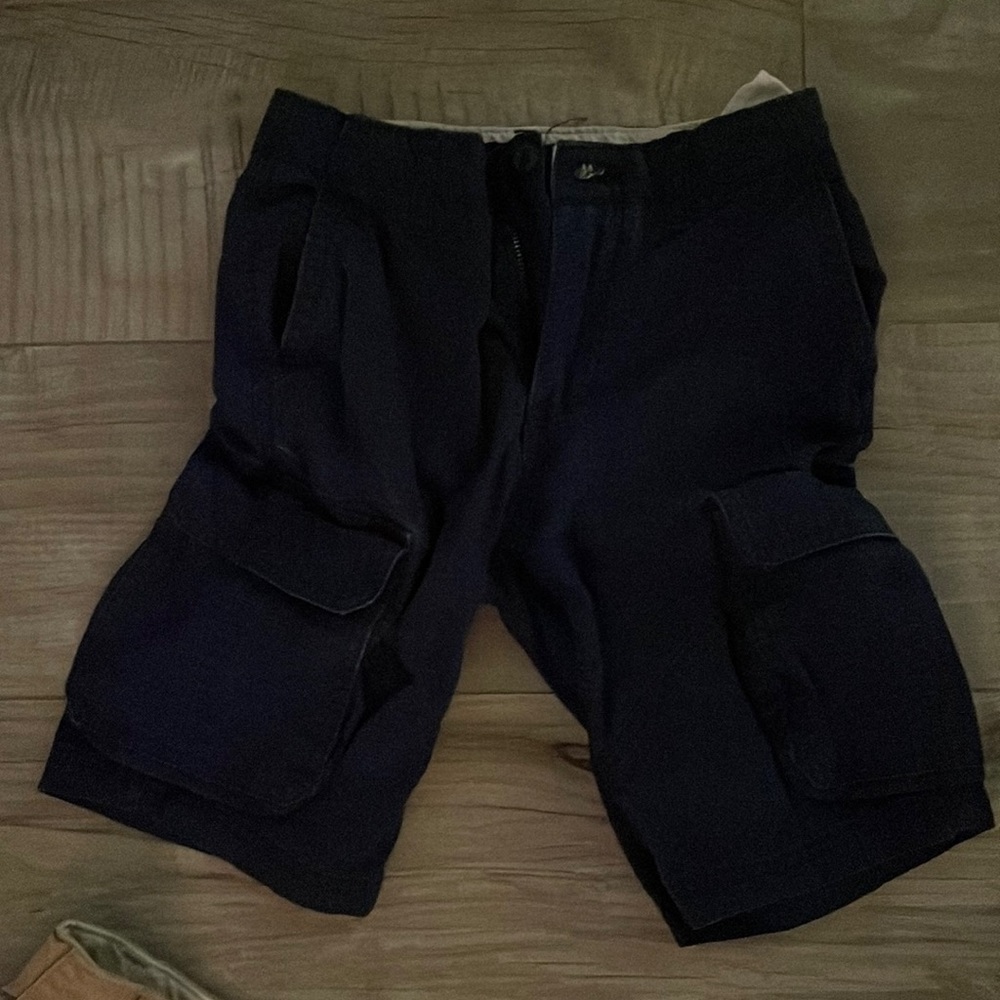 School approved cargo shorts